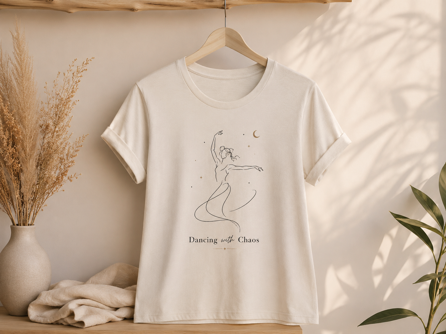 women tshirt- dancing with chaos